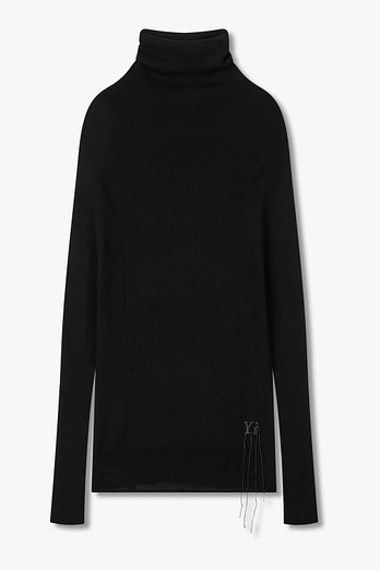 Yohji Yamamoto [Y's]자수 로고 터틀넥 니트 | 신세계V