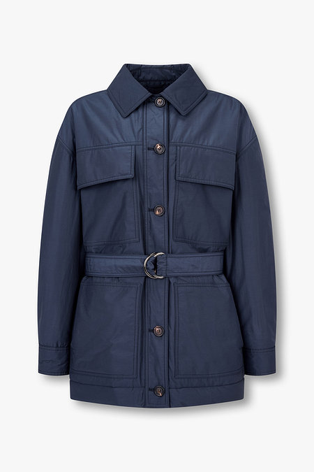 BRUNELLO CUCINELLI 여성 포켓 디테일 벨티드 패딩 자켓 | 신세계V