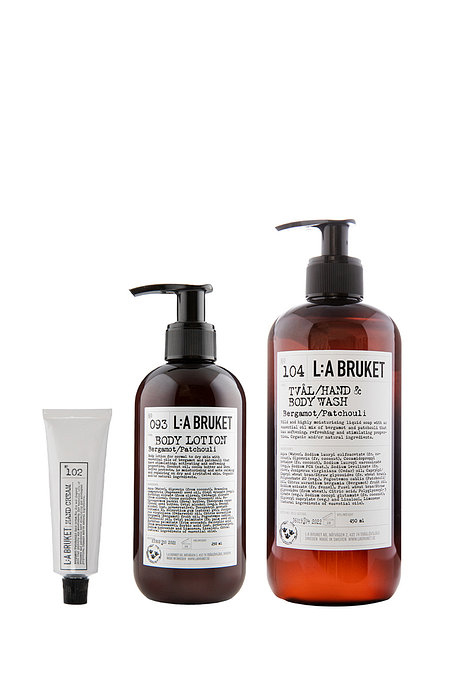 LA BRUKET 베르가모트/패출리 핸드&바디워시 450ml + 바디로션 240ml + 핸드크림 30ml 세트 | 신세계V
