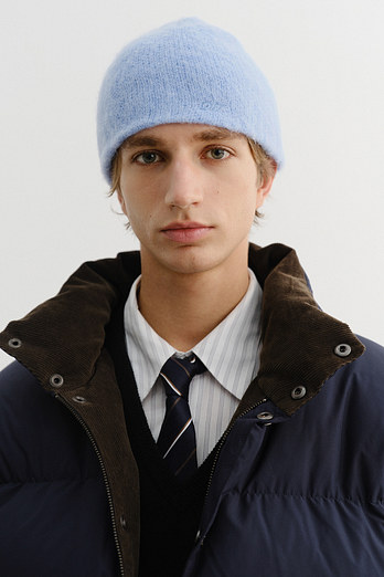 DUNST MOHAIR BEANIE SOFT BLUE_M_UDHE5F101B2 | 신세계V