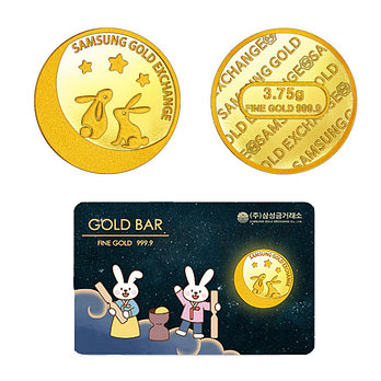 삼성금거래소 [삼성금거래소] 명절맞이 달 토끼 코인 3.75g | 신세계V