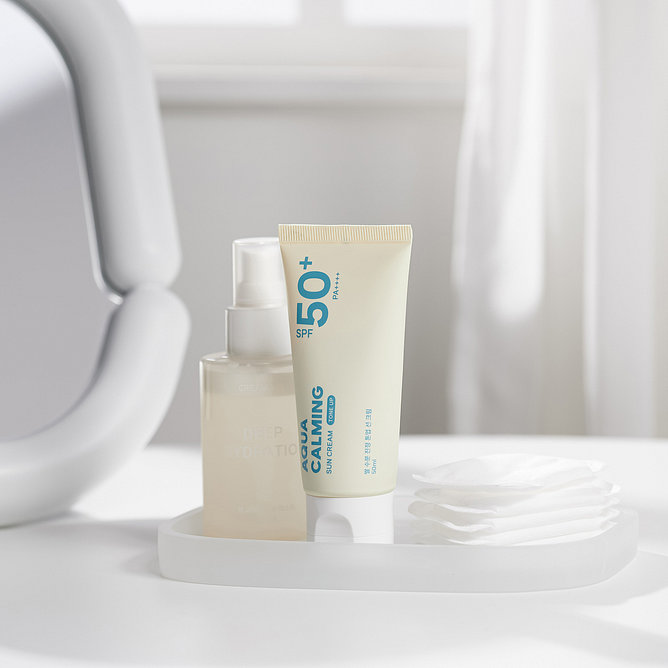자주 쌀 수분 진정 톤업 선크림 SPF50+ PA++++