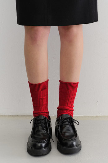 DUNST CLASSIC LOGO SOCKS RED_UDSS5F102R2 | 신세계V