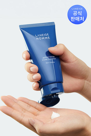 LANEIGE 라네즈 옴므 액티브워터 폼클렌저 150g | 신세계V