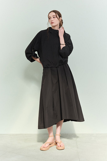 GCUT 백 이밴드 A라인 스커트 | 신세계V