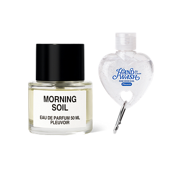 PLEUVOIR 오 드 퍼퓸 모닝소일 50mL + 하트키링 핸드워시 증정 | 신세계V