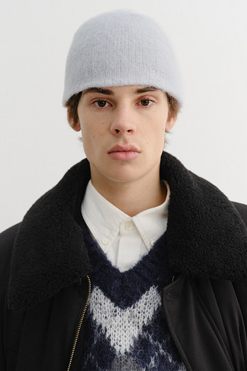 DUNST MOHAIR BEANIE ICE BLUE_M_UDHE5F101B1 | 신세계V