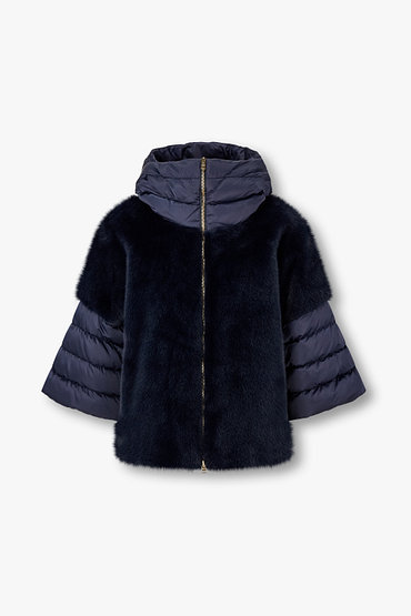 HERNO(에르노) 여성 소프트 퍼 다운 서브제로 자켓 | 신세계V