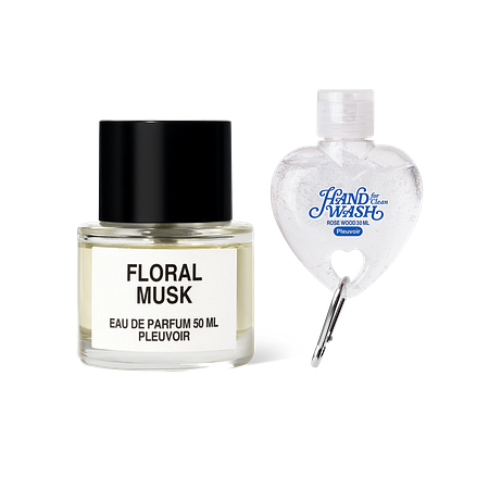 PLEUVOIR 오 드 퍼퓸 플로럴 머스크 50mL + 하트키링 핸드워시 증정 | 신세계V