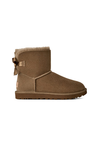 UGG [WOMEN] 양모 새틴 리본 미니 부츠 (미니 베일리 보우 II) | 신세계V
