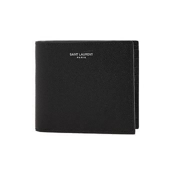 SAINT LAURENT [생로랑] SS26 남성 이스트 웨스트 반지갑 396307 BTY0N 1000 | 신세계V