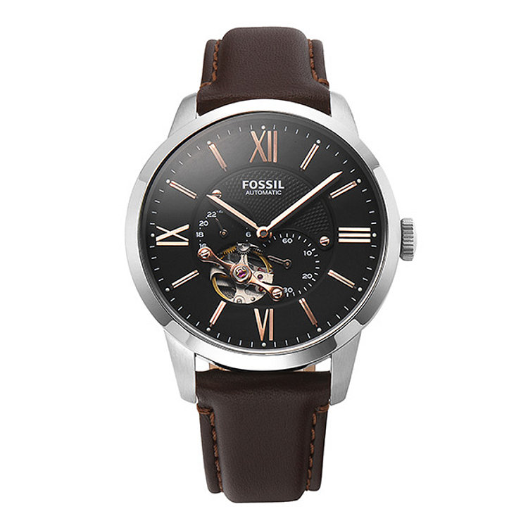FOSSIL(파슬) [공식본사정품] 파슬 ME3061 (Townsman) 타운즈맨 스켈레톤 남성 가죽시계 | 신세계V