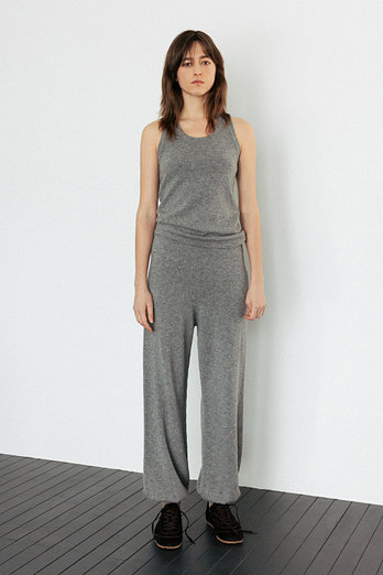 Mare di Mari [Cashmere 100%] U-Neck Sleeveless Knit Top - Grey | 신세계V