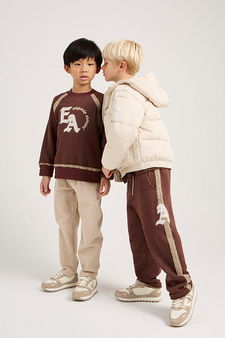 EMPORIO ARMANI JUNIOR [남아] 이글 패치 나일론 패딩 자켓 | 신세계V