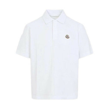 MONCLER [명품] 26SS 로고 패치 숄더 스티치 폴로 티셔츠 화이트 8A000 24 89A16 00A 50450044 | 신세계V
