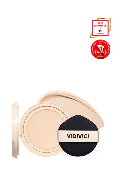 VIDIVICI 누드 퍼펙션 스킨 핏 쿠션 리필 SPF 50+ PA++++ (21NW 내추럴) | 신세계V