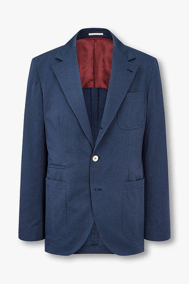 BRUNELLO CUCINELLI(브루넬로 쿠치넬리) 남성 스티치 디테일 싱글 자켓 | 신세계V