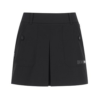 PEARLY GATES [가격인하] 여성 백 스마일 프린팅 인버티드 큐롯 스커트 | 신세계V
