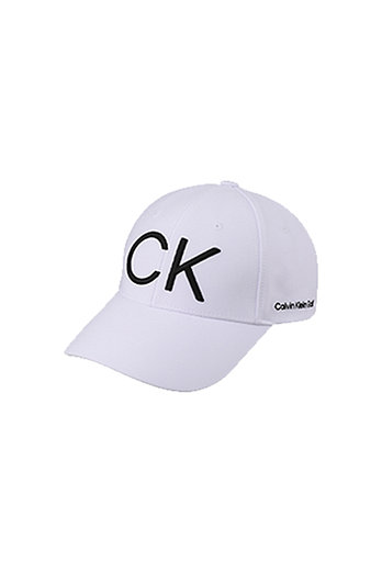 CALVIN KLEIN GOLF 캘빈클라인 골프공용 베이직 캡 CN3HC1401 화이트 | 신세계V