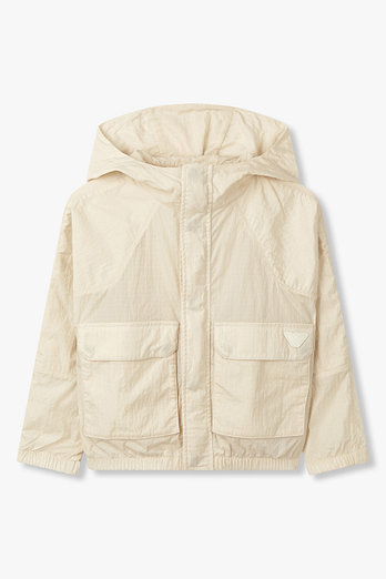 EMPORIO ARMANI JUNIOR [남아] 후디드 립스탑 자켓 | 신세계V