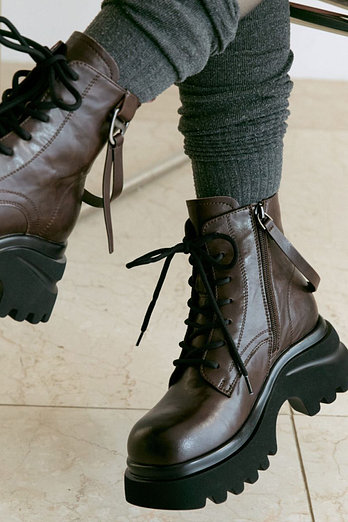 A PIED MARCHE Ligne Walker Boots 소가죽 워커 부츠 7.5CM -PM3022 (2color) | 신세계V
