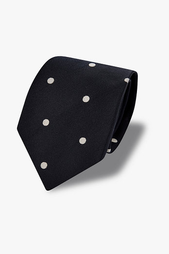 LARDINI 도트 실크 타이 | 신세계V