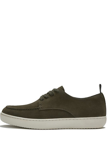 FITFLOP [FITFLOP][삼성물산공식] 남성 크래프트Q 스웨이드 목 더비 슈즈  딥 올리브 (FT69K1U11J) | 신세계V