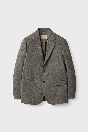POTTERY Shetland Wool Single Breasted Jacket_Brown | 신세계V