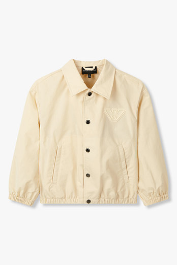 EMPORIO ARMANI JUNIOR [남아] 로고 패치 블루종 자켓 | 신세계V