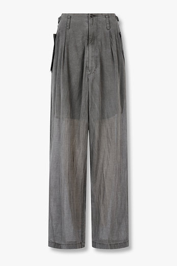 Yohji Yamamoto [Y's]레이온 블렌드 어저스트 버클 팬츠 | 신세계V