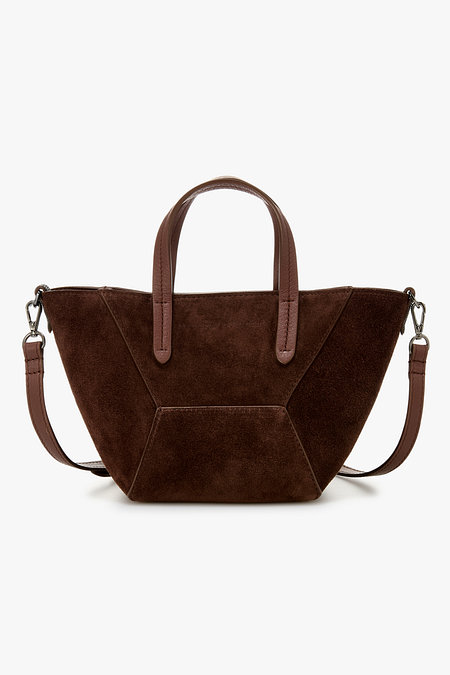 BRUNELLO CUCINELLI 여성 BC DUO 모닐리 스웨이드 미니 백 | 신세계V
