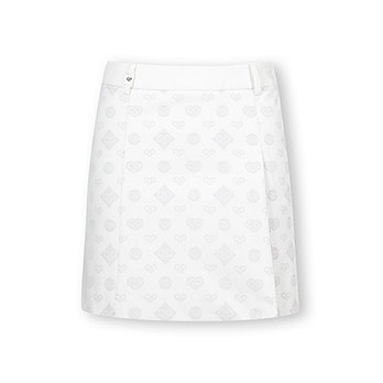 MCKAYSON 맥케이슨여성 FW 로고 패턴 큐롯 스커트 MBW4PC003 WHI | 신세계V