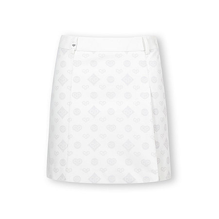 MCKAYSON 맥케이슨여성 FW 로고 패턴 큐롯 스커트 MBW4PC003 WHI | 신세계V