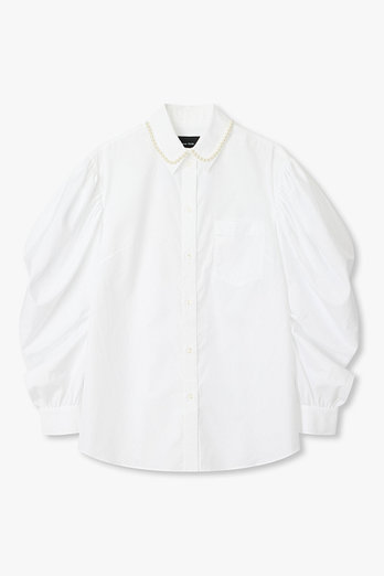SIMONE ROCHA 드레이프 슬리브 매스큘린 셔츠 | 신세계V