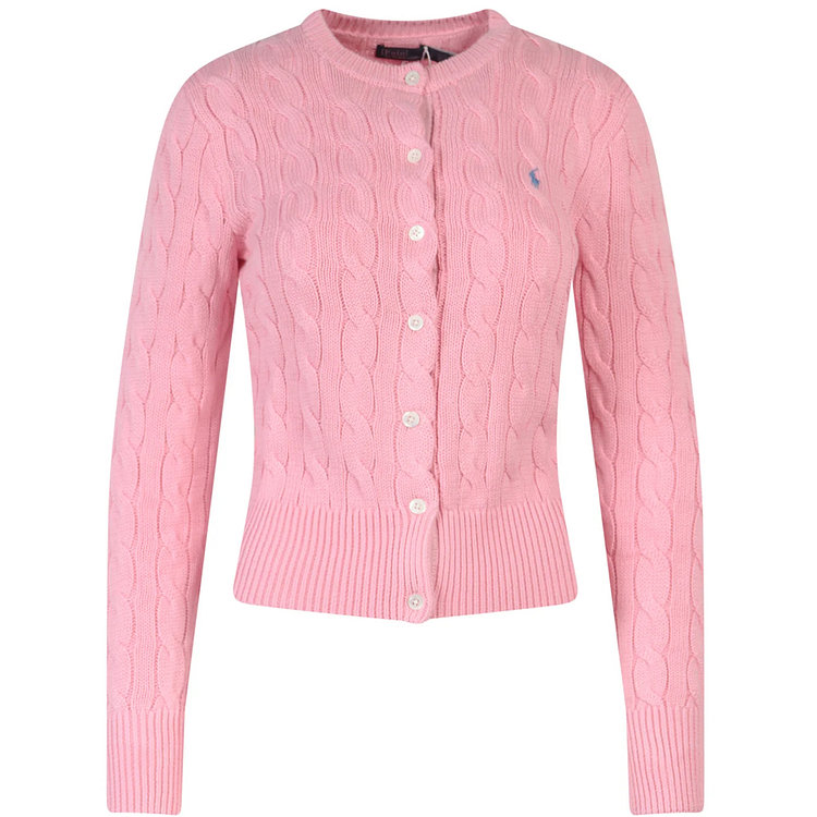 POLO RALPH LAUREN(폴로랄프로렌) [RALPH LAUREN] 25SS 포니 자수 클래식 가디건 핑크 ...