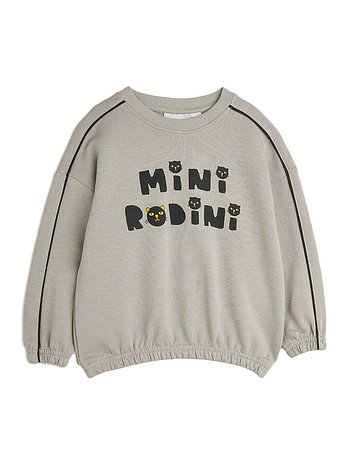 MINI RODINI [MINI RODINI] 25SS 키즈 캣 로고 프린트 맨투맨 그레이 25120105 97 | 신세계V