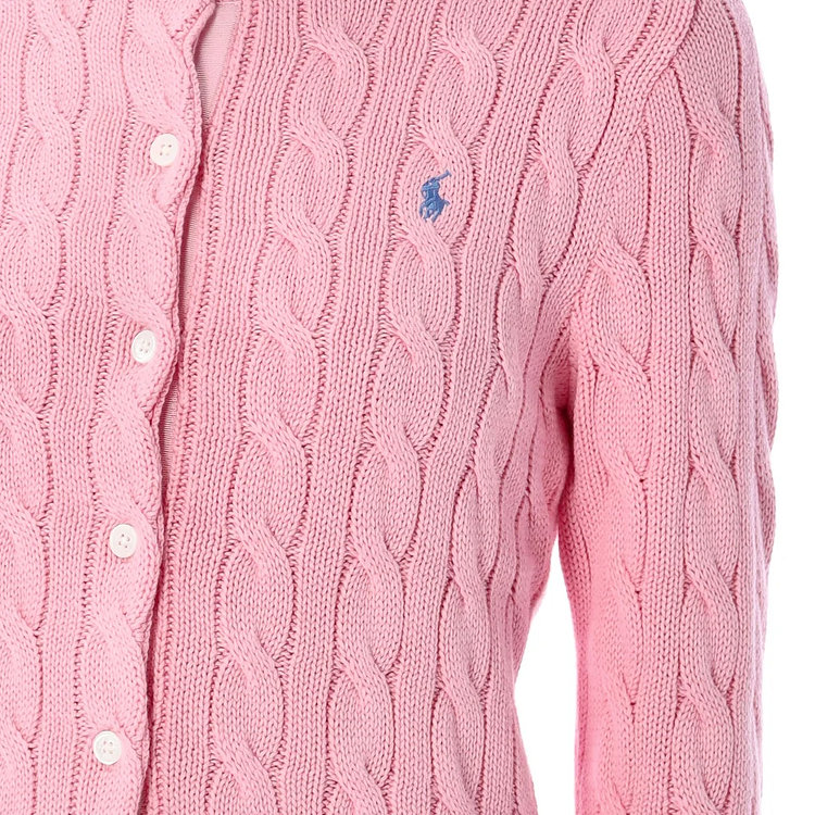 POLO RALPH LAUREN(폴로랄프로렌) [RALPH LAUREN] 25SS 포니 자수 클래식 가디건 핑크 ...