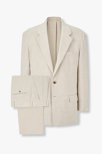 MAN ON THE BOON 코튼 헤링본 수트 | 신세계V