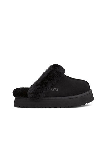 UGG [WOMEN] 스웨이드 플랫폼 패션 슬리퍼 (디스케트) | 신세계V