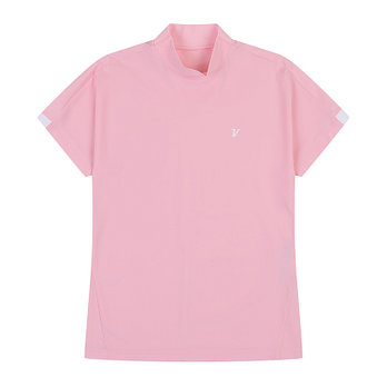 VOLVIK APPAREL 여성 골프 하이넥 그램 반팔 티셔츠 VLTSP431_PK | 신세계V
