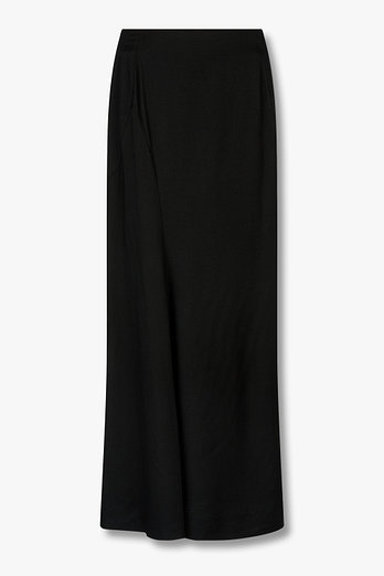 Yohji Yamamoto [FEMME] 레이온 A라인 롱 스커트 | 신세계V