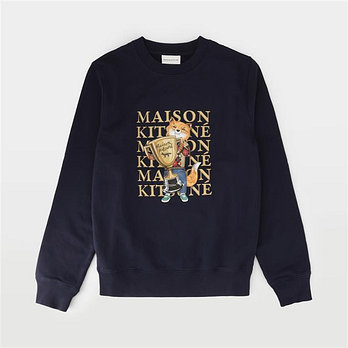 MAISON KITSUNE 메종키츠네 챔피언 폭스 프린트 남녀공용 맨투맨 LM00311KM0001 NA | 신세계V