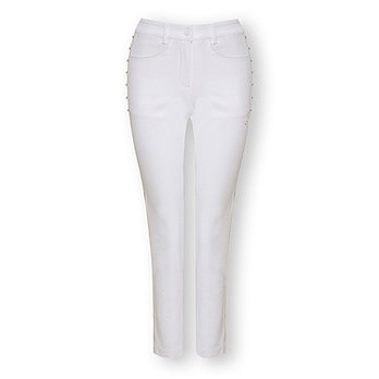 MCKAYSON 맥케이슨여성 FW 아웃심 배색 팬츠 MBW3PT002 WHI | 신세계V