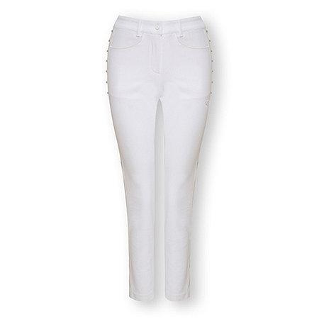 MCKAYSON 맥케이슨여성 FW 아웃심 배색 팬츠 MBW3PT002 WHI | 신세계V