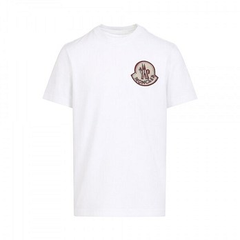 MONCLER [명품] 26SS 빅 로고 프린트 티셔츠 화이트 8C000 34 89B8U 00A 50173501 | 신세계V