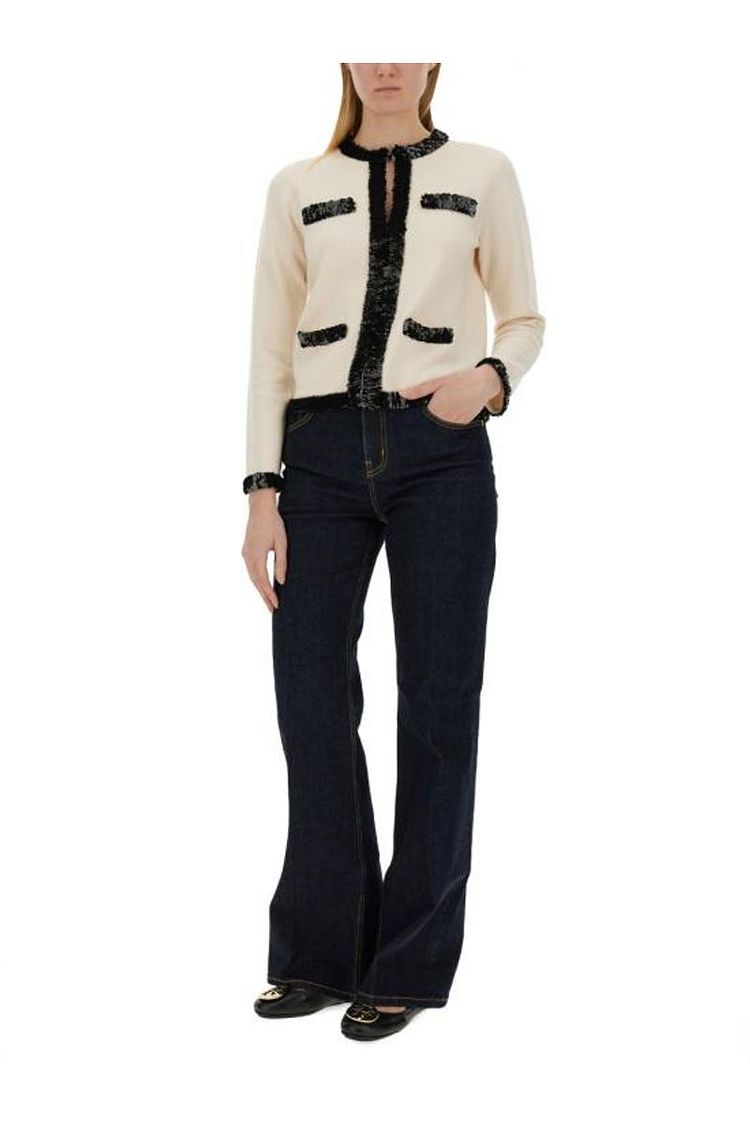 TORY BURCH(토리버치) 24SS 토리버치 스웨터 154118 285 BEIGE | 신세계V