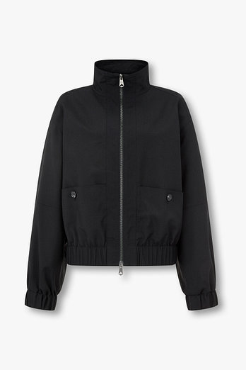PAUL SMITH 여성 하이넥 울 블루종 자켓 | 신세계V