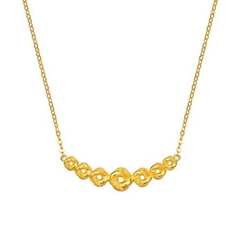 삼성금거래소 [삼성금거래소] 24K 순금 트윈 볼 목걸이 18.75g | 신세계V