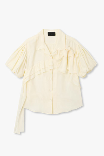 SIMONE ROCHA 퍼프 슬리브 보우 새시 셔츠 | 신세계V