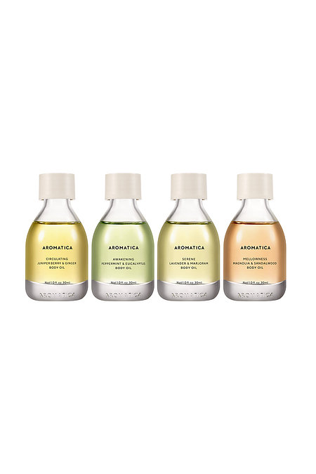 AROMATICA [한정수량 특가] 아로마티카 바디오일 4종 디스커버리 세트 | 신세계V